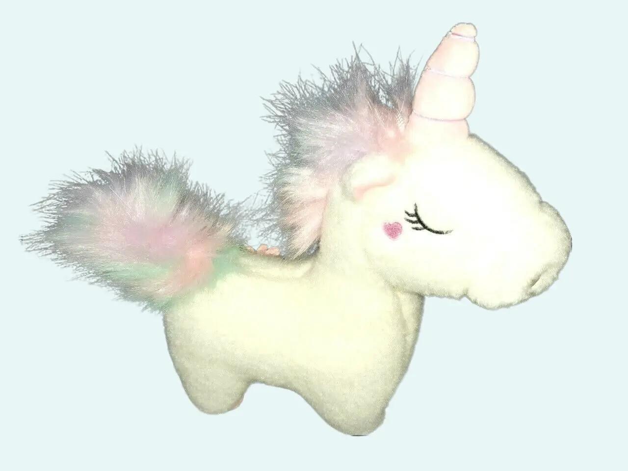 30 cm Standing Unicorn Toy, Soft & Plush, White ~ Cuddly, Relaxing, ADHD