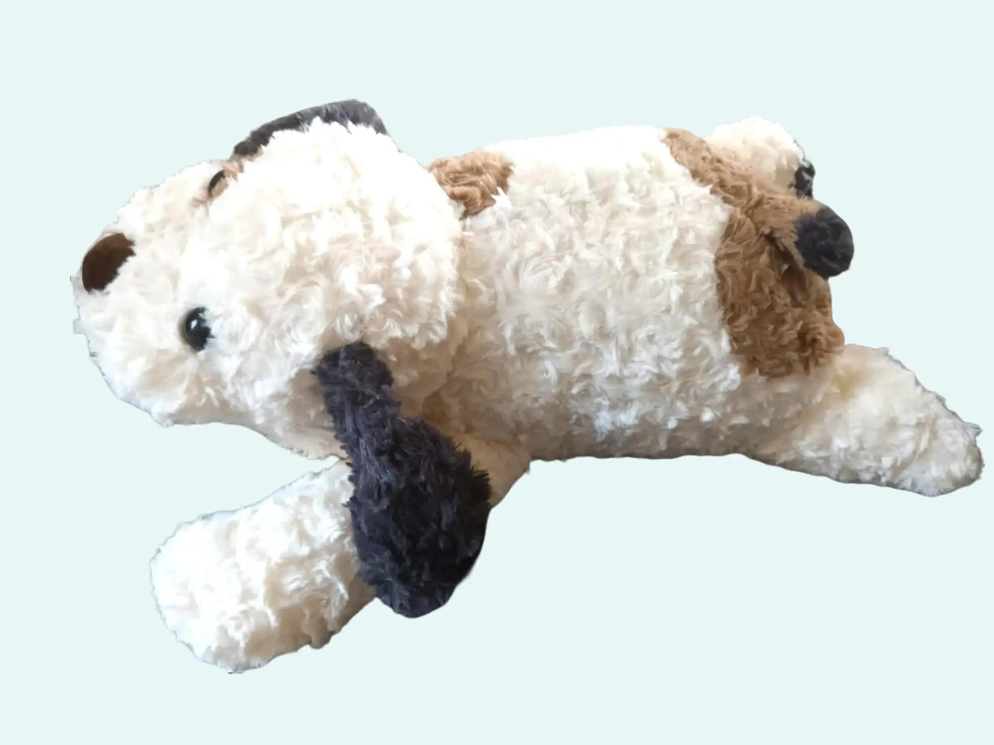Weighted Dog, Animal 2.5lb, 45 cm, Black/Brown/White, Soft Plush, Sensory, ADHD, Anxiety, Lap Pad