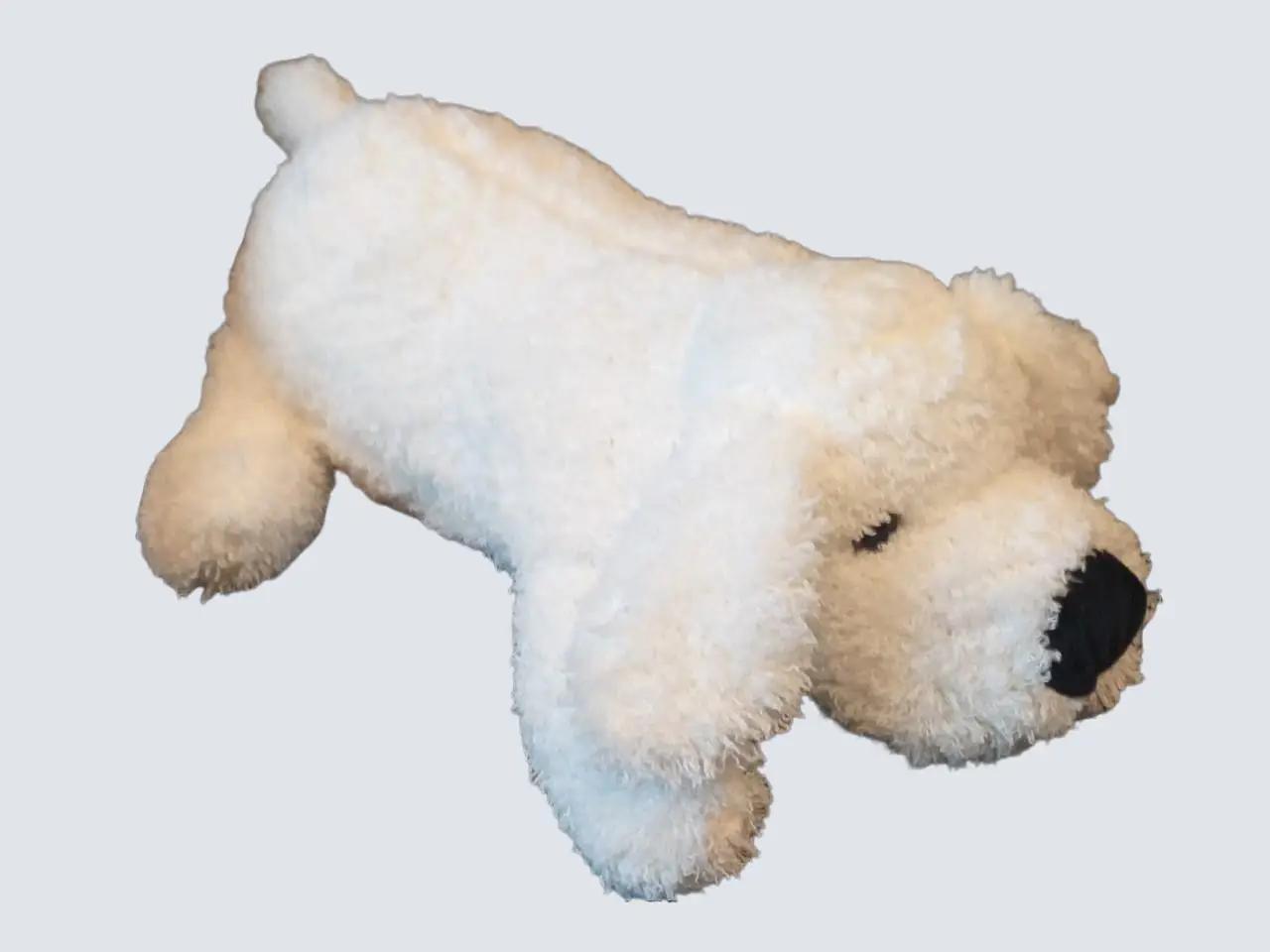 Weighted Dog, Animal 3lb, 45 cm, White, Soft Plush, Sensory, ADHD, Anxiety, Lap Pad