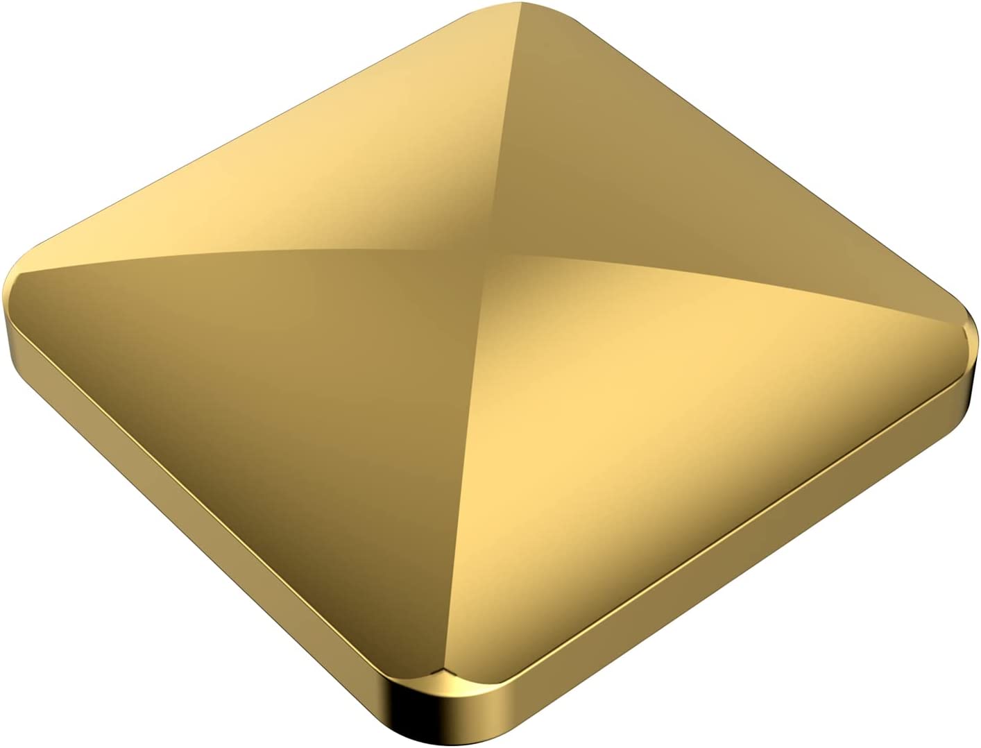 Flip Toy Pocket Size Kinetic, Aluminium Spinning Toy, Stress Relief, Gold