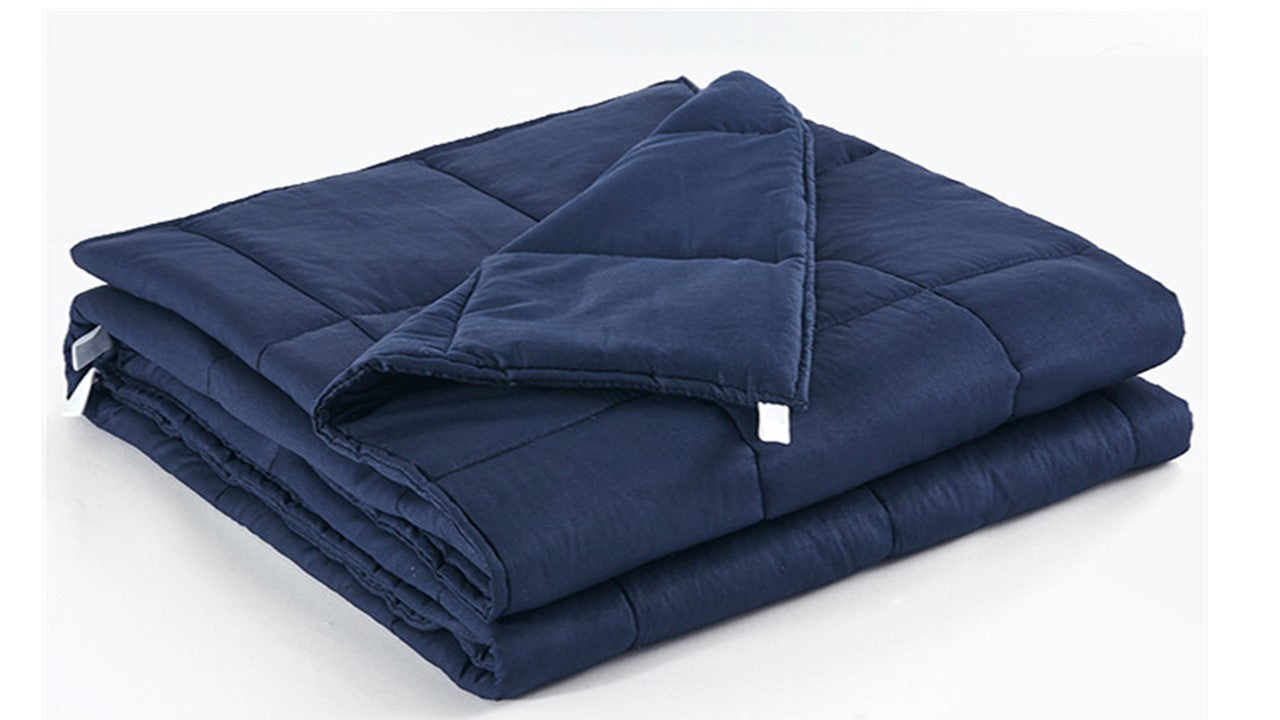 5 lb Weighted Blanket, Gravity, 100% Cotton, Navy, 36" x 48" *CE Cert*