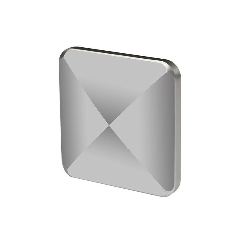 Flip Toy Pocket Size Kinetic, Aluminium Spinning Toy, Stress Relief, Silver