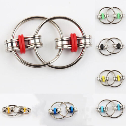Copy of Bike Chain Fidget, Finger Spinner, Red,~ Stress Relief, ADHD, Sensory, Autism