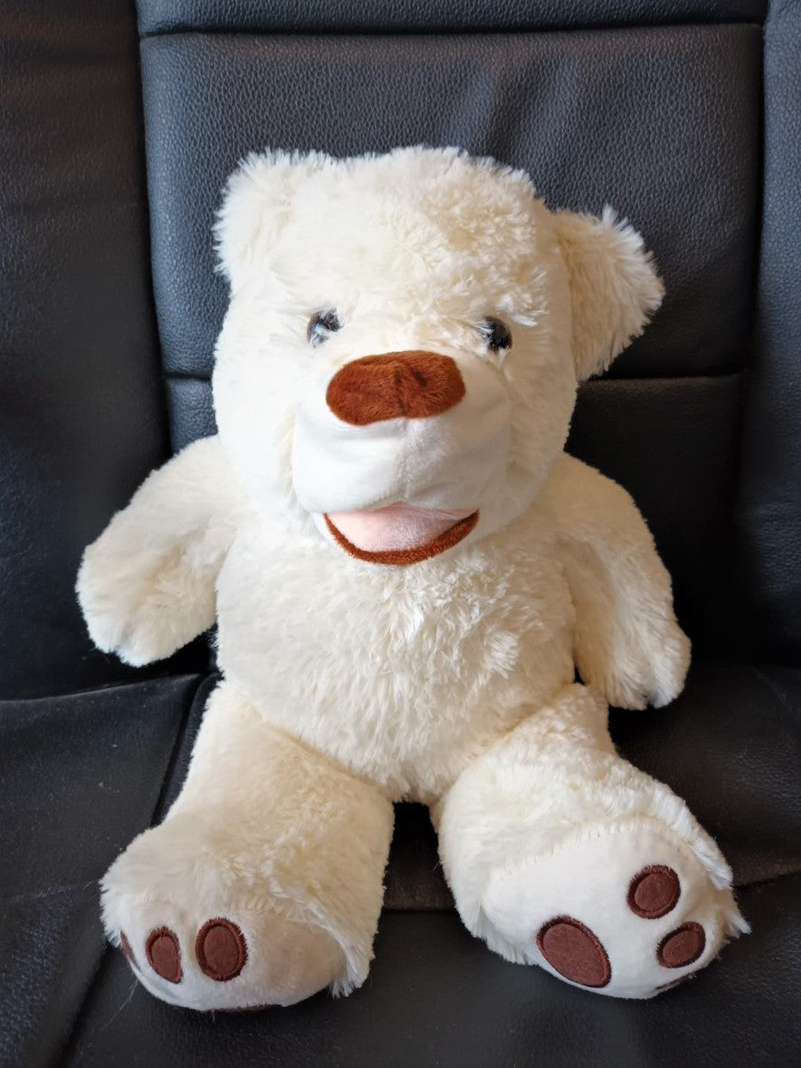 Weighted 2.2lb Teddy Bear Animal, Cream, 40 cm, Plush, Sensory, ADHD, Anxiety, ASD